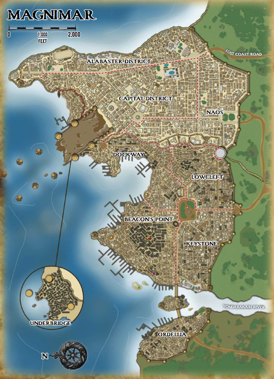 マグニマール地図